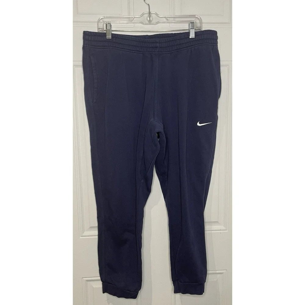 Nike Sportswear Club Men's XXL 2XL Fleece Blue Joggers Sweatpants 716830-410